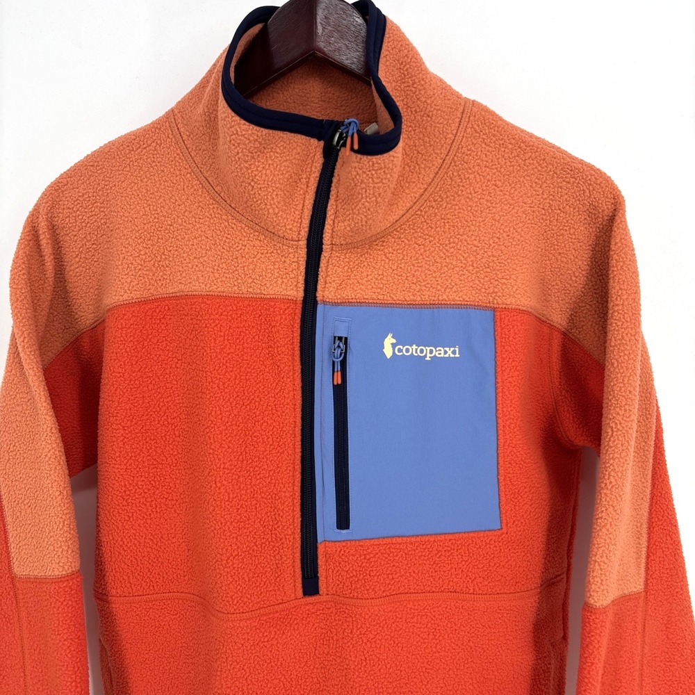 Cotopaxi Abrazo Half Zip Fleece Jacket Hiking Outdoor Preppy Womens Medium - Picture 3 of 8